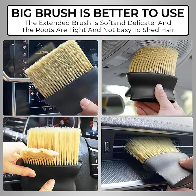 Big Broad Car Interior Cleaning Brush